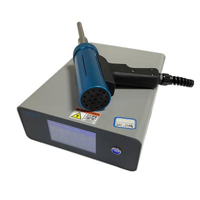 China Hotels Manual Ultrasonic Handheld Spot Welder Portable Gun Ear Loop Welding Machine for sale