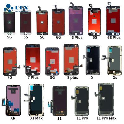 China phone display lcd screen for iphone 8g 7g 6s 6g 8 plus 7 plus 6s plus 6 plus x xs 11 pro xr 11 max 5g 5s lcd display 5c 4g 4s for iphone for sale