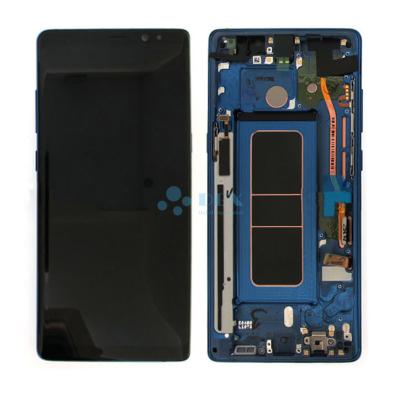 China Original Mobile Phone LCD Accessories Parts Phone Display For Samsung Note 8 LCD With View LCD For Samsung for sale