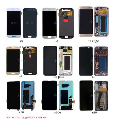 China phone display screen lcd touch for samsung galaxy s6 s7 s8 edge s8 plus s9 plus lcd for samsung for sale