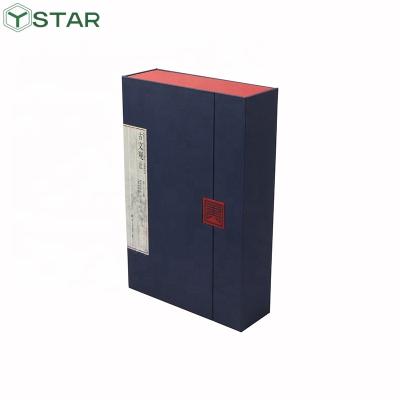 China Recyclable Foldable Book Shape Cardboard Gift Paper Packaging Box for sale