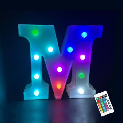 China Letters Alphabet Led Marquee Letters With Lights For Wedding Birthday Party Christmas Night Light Up Letters for sale