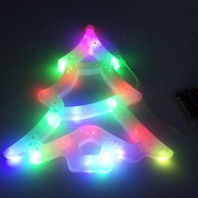 China Indoor ABS Factory Price Best Quality Christmas Decor White Christmas Tree Pattern Hanging Light for sale