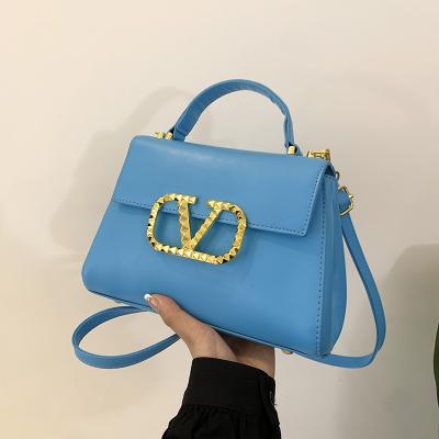 China 2023 New Designer PU Bags Luxury Leather Messenger Bag Girls Tote Custom Cross - Body Bag Women's Shoulder Handbags for sale