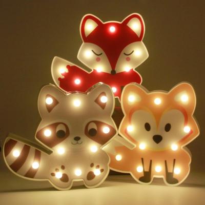 China Decoration 2A Batteries Customized Animal Shape LED Night Lights for sale