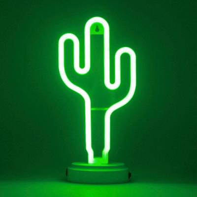 China Hot Selling Night Light Fairy Cacti Neon Lamp Desktop Decorative Led Light for sale