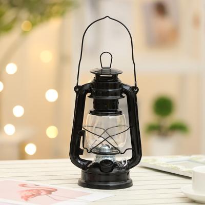 China Kerosene night lamp light led decoration table lamps iron kerosene night lamp light for sale