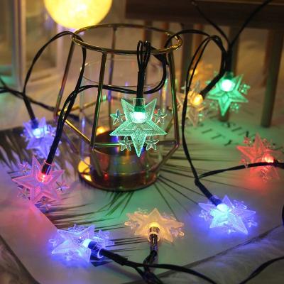 China Star LED String Lights Micro Led Solar Outdoor Star Curtain String Lights for sale