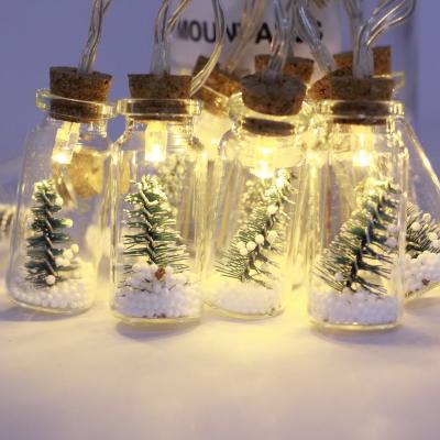 China Jar Led String Lights Fairy 12L Mini Glass Jar Led String Lights Battery Operated For Christmas Holiday Room Decoration for sale