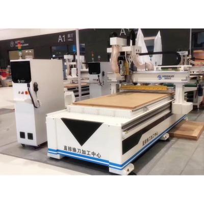 China Italy 3d hsd spindle tool switch atc cnc router automatic linear 1325 cnc router automatic wood carving machine engraving for sale