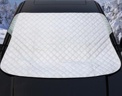 China Amazon 2020 aluminum foil+cotton warp and weft powder popular shynerk back car snow cover waterproof car snow cover for sale