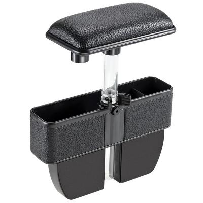 China Low Price PU Leather Car Seat Isofrequency Repeater Pocket Storage Box Vehicle Seat Space Organizer Car Seat Seam Wedge Storage Box Elbow Support for sale