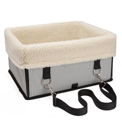 China Portable Collapsible Pet Cat Seat Cover Cat Kennel Car Box Cage and Dog Car Bag Sale Winter Viable Warm Pet Cat Seat Cover Bed for Dogs and Cats for sale