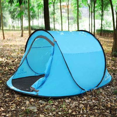 China Durable Automatic Outdoor Foldable Waterproof UV Proof Sunshade 3-4 Person Automatic Camping Tent for sale