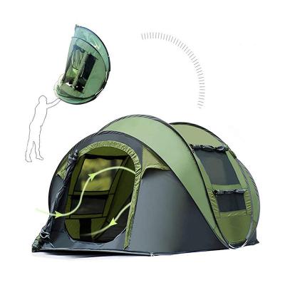 China Durable Outdoor Camping 4 Person Pop Up Tent Portable Automatic Waterproof Foldable Tent For Travel for sale