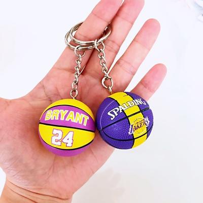 China Hot Logo Key Accessories Kids Mini Gift Metal Ring Basketball Car Key Chain Souvenir Gifts Promotion for sale