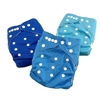 China Wholesale Washable Cloth Diaper Pocket Baby Printed Bamboo Reusable Diapers for sale