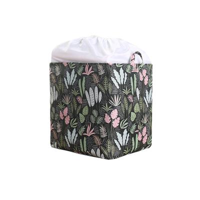 China Storage Items Dirty Clothes Hamper Foldable Cloth Storage Bin Basket Storage Beam Mouth Wash Bag for sale