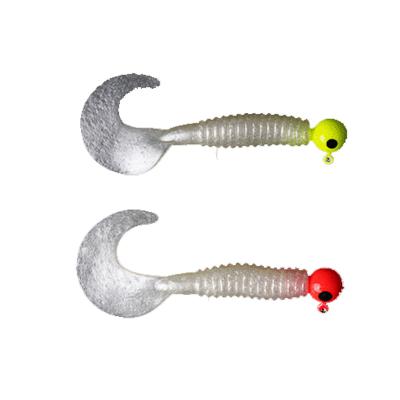 China Wholesale CWJHL01-2 Metal Jig Head Lead Jig Heads Fishing Ice Jig Head Lure 20pcs/bag for sale