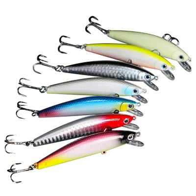 China ABS CWMNL01-5 Low MOQ 3D Eyes Hard Fishing Lure Minnow Minnow Baits for sale