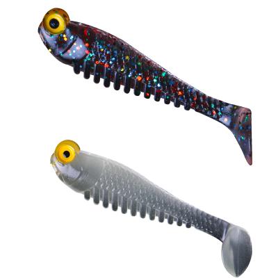 China High Quality PVC Soft Bait CWSL03-3 Soft Lure Groundbait Plant Soft PVC Material t Tail for sale