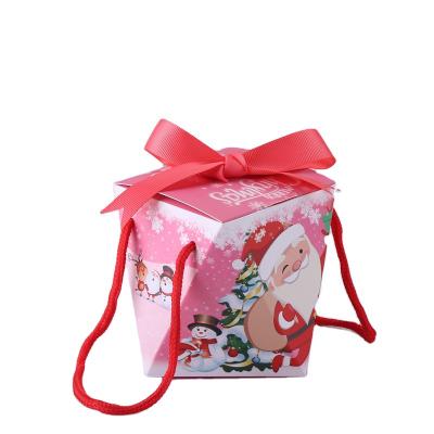 China Recyclable Cardboard Christmas Eve Paper Gift Box Christmas Custom Box Packaging For Apple for sale