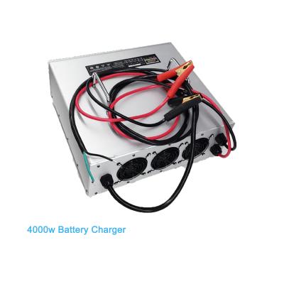 China High Frequnency 90% 60Amp Scooter Charger DC 48v Battery Charger For LiFePo4 Batteries With CE ROHS SAA IRAM Certification for sale