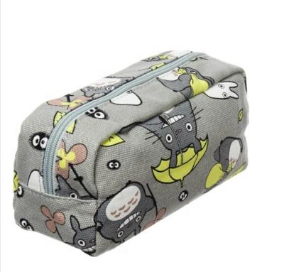 China Eco-Friendly My Neighbor Totoro Pen Bag Pencil Case Cosmetic Makeup Bag Pouch (Green) for sale