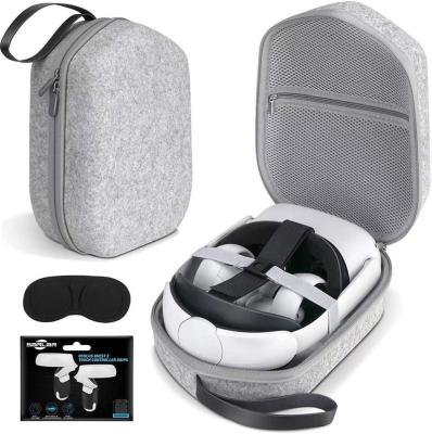 China EVA Portable Storage Bag Headset Travel Shockproof Dustproof Shockproof Virtual Carrying Case for Research/Search 2 VR Accessories for sale