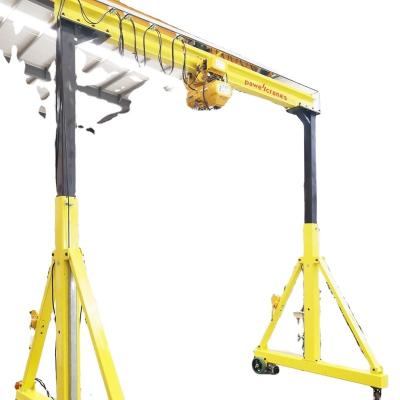 China Electric Gantry Crane Hoist Wire Rope Gantry Crane for sale