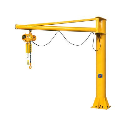 China Jib Crane Pedestal Columned JIB Crane 1 ton Workshop,plant,warehouse for sale