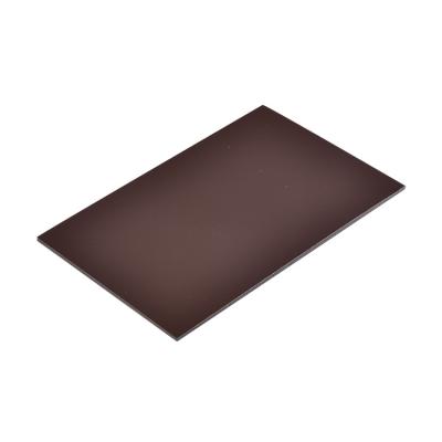 China Coffee Color PE Aluminum Composite Panel Multipurpose 1220X2440mm for sale