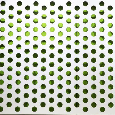 China Perforated Aluminum Composite Plate with Customized Perforation Pitch and Various Patterns Available for sale