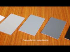 Fire-rated B1 A2 Aluminum composite panel