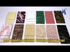 PVDF Marble Aluminum Composite Panel Anti Abrasion 4mm Thickness