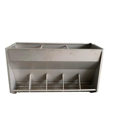 China Save Breed Cost SS 304 Stainless Steel Double Side Pig Feed Bowl For Pig Farm Feeder for sale