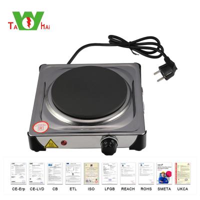 China New Design Outdoor Table Top Electric Stove Small Hot Plate 1000W Electric Cooking Stove for sale