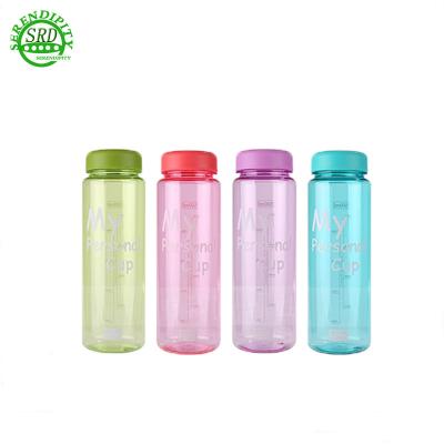 China Food Grade Safe Items Clear Plastic Drinking Water Bottle for sale