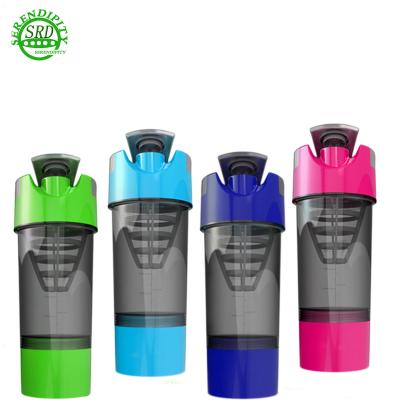 China Food Grade Safe Items Custom Logo Gym Protein Shaker Blender Blender Bottle for sale