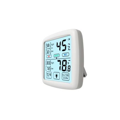 China Incubator Outdoor Indoor Digital Greenhouse Thermometer And Hygrometer Combo for sale