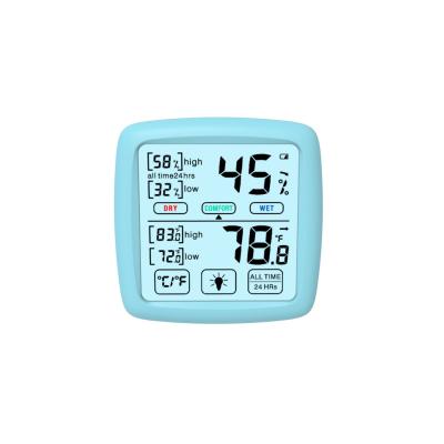 China Mini Digital Lcd Thermometer Hygrometer-Feuchtigkeits-Temperatur-Meter-Wecker zu verkaufen