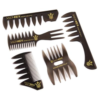 China For Home Use Custom Logo Curl Men's Retro Slicked Back Hairstyle Hairbrush Plastic Bristle Hair Brush for sale