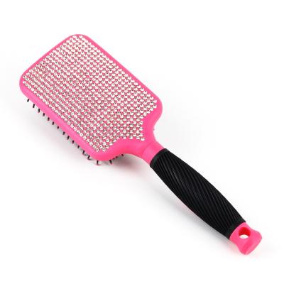 China For Home Use Comb Air Cushion Hair Brush with Diamond Household Head Scalp Massage Styling Air Capsule Comb Fluffy Paddle brush for sale