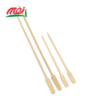 China Chinese Eco-friendly Hand Made Shape Bamboo Barbecue Skewer Easily Cleaned Bamboo Skewer for sale