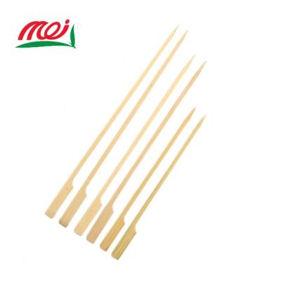 China Eco-Friendly White Pick Teppo Barbecue Golf Bamboo Skewer Shaped Eco-friendly Chinese Paddle Gun for sale