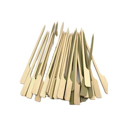 China Easily Cleaned Disposable Tonkin Dried Flexible Green Skin Paddle Bamboo Stick for sale