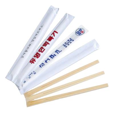 China Sustainable Chinese Bulk Disposable Paper Wrap Eco-friendly Tensoge Bamboo Funny Chopstick For Restaurant for sale