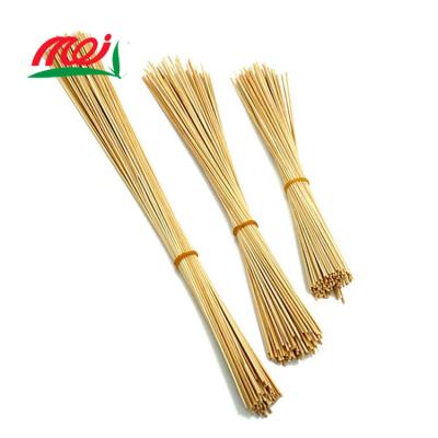 China Cambodia Disposable Raw Bamboo Incense Stick 1.3Mm 9inch Agarbatti Bamboo Stick For Sale for sale