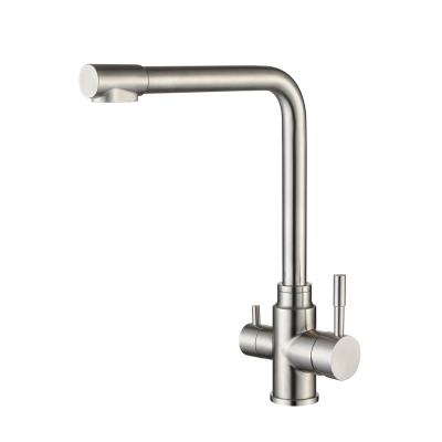 China Thermostatic Faucets 3 360 Way Water Filtration Faucet Kitchen Sink Mixer Tap Rotating Sink Faucet for sale