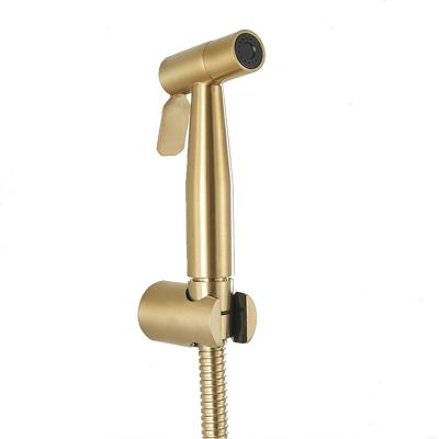 China 2021 Gold Modern Toilet Handheld Shower Head Spray Bidet 304 Stainless Steel Premium Quality Set for sale